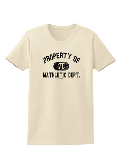 Mathletic Department Distressed Womens T-Shirt by TooLoud-Womens T-Shirt-TooLoud-Natural-X-Small-Davson Sales