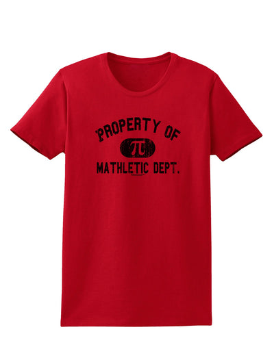 Mathletic Department Distressed Womens T-Shirt by TooLoud-Womens T-Shirt-TooLoud-Red-X-Small-Davson Sales