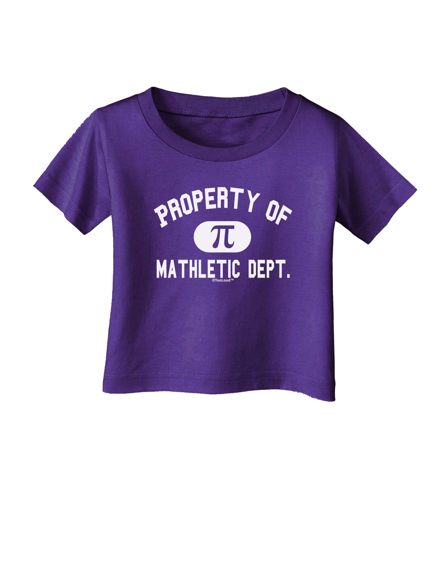 Mathletic Department Infant T-Shirt Dark by TooLoud-Infant T-Shirt-TooLoud-Purple-06-Months-Davson Sales