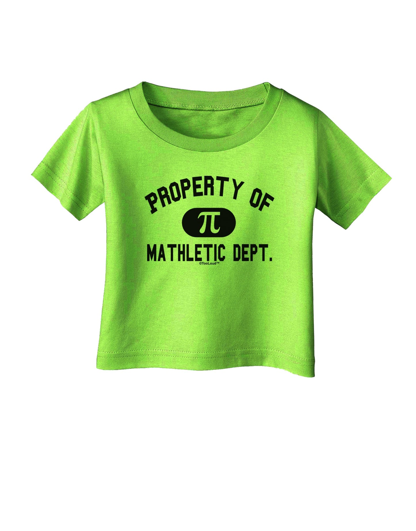 Mathletic Department Infant T-Shirt by TooLoud-Infant T-Shirt-TooLoud-Lime-Green-06-Months-Davson Sales