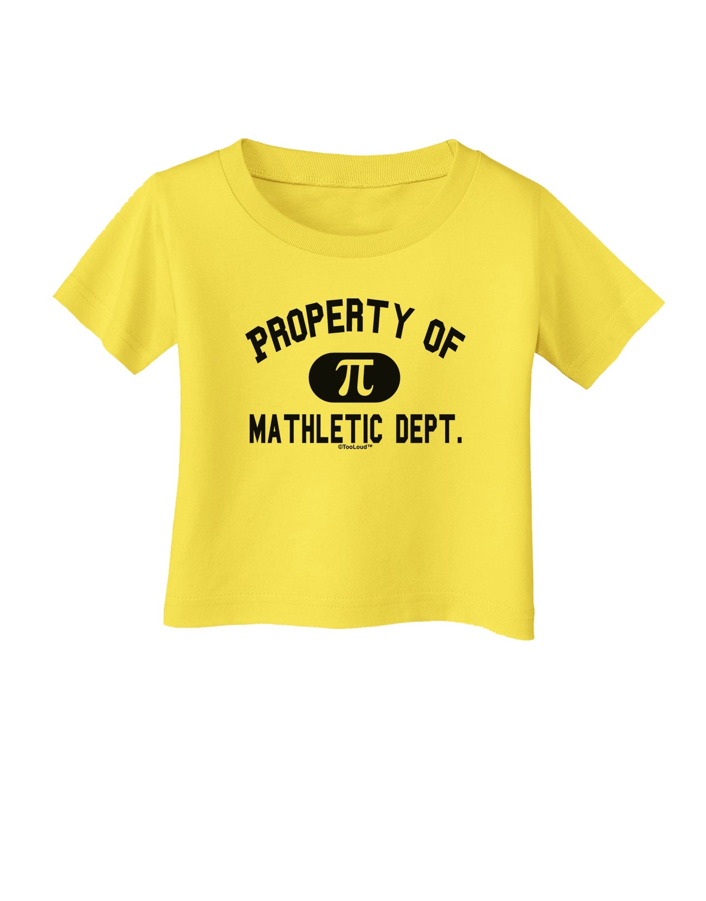 Mathletic Department Infant T-Shirt by TooLoud-Infant T-Shirt-TooLoud-Yellow-06-Months-Davson Sales