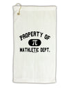 Mathletic Department Micro Terry Gromet Golf Towel 16 x 25 inch by TooLoud-Golf Towel-TooLoud-White-Davson Sales