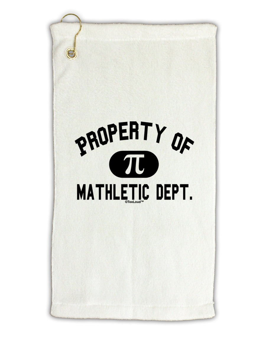 Mathletic Department Micro Terry Gromet Golf Towel 16 x 25 inch by TooLoud-Golf Towel-TooLoud-White-Davson Sales