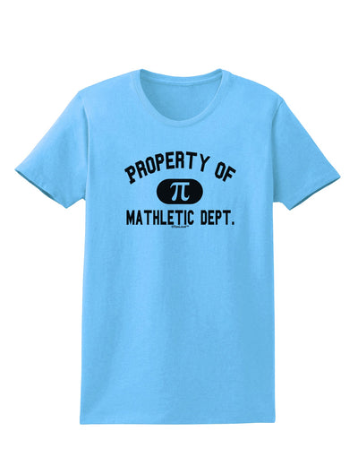 Mathletic Department Womens T-Shirt by TooLoud-Womens T-Shirt-TooLoud-Aquatic-Blue-X-Small-Davson Sales