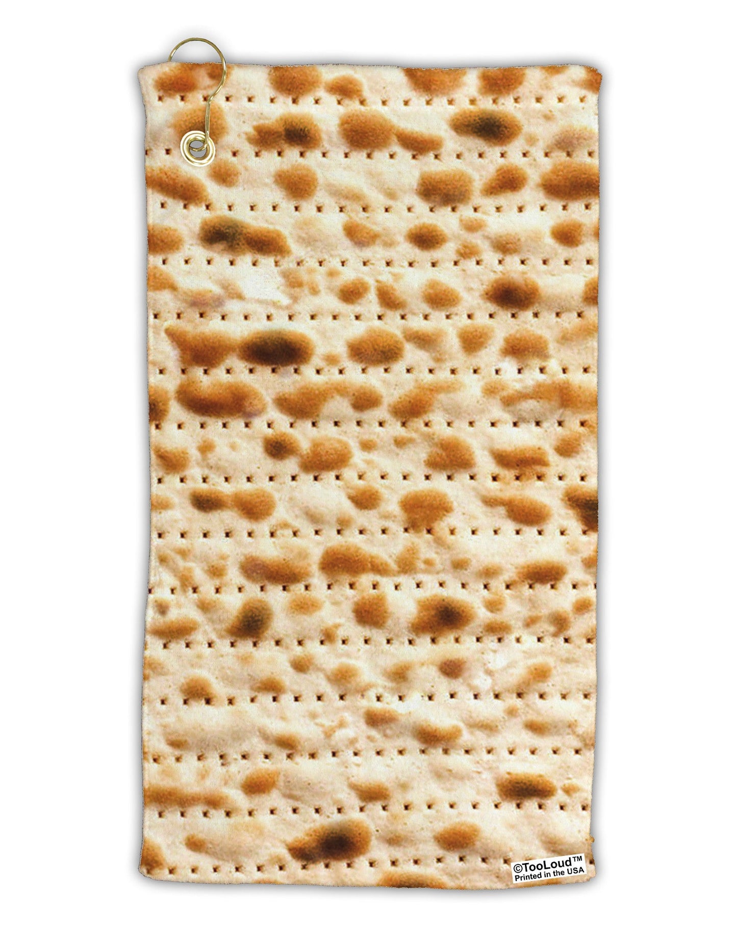 Matzo Micro Terry Gromet Golf Towel 15 x 22 Inch All Over Print-Golf Towel-TooLoud-White-Davson Sales