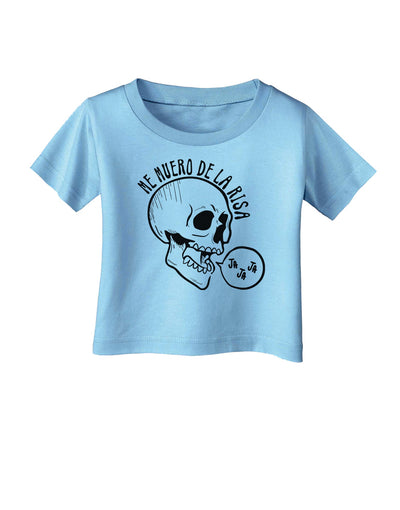 Me Muero De La Risa Skull Infant T-Shirt-Infant T-Shirt-TooLoud-Aquatic-Blue-06-Months-Davson Sales