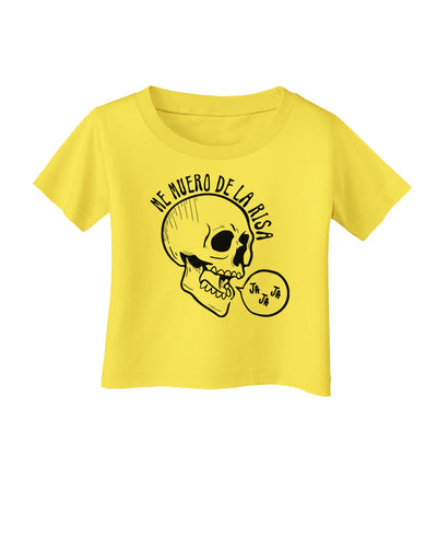 Me Muero De La Risa Skull Infant T-Shirt-Infant T-Shirt-TooLoud-Yellow-06-Months-Davson Sales