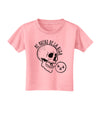 Me Muero De La Risa Skull Toddler T-Shirt-Toddler T-shirt-TooLoud-Candy-Pink-2T-Davson Sales