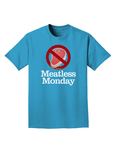 Meatless Monday Adult Dark T-Shirt by TooLoud-Mens T-Shirt-TooLoud-Turquoise-Small-Davson Sales