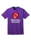 Meatless Monday Adult Dark T-Shirt by TooLoud-Mens T-Shirt-TooLoud-Purple-Small-Davson Sales