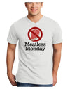 Meatless Monday Adult V-Neck T-shirt by TooLoud-Mens V-Neck T-Shirt-TooLoud-White-Small-Davson Sales