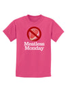 Meatless Monday Childrens Dark T-Shirt by TooLoud-Childrens T-Shirt-TooLoud-Sangria-X-Small-Davson Sales