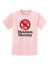 Meatless Monday Childrens T-Shirt by TooLoud-Childrens T-Shirt-TooLoud-PalePink-X-Small-Davson Sales