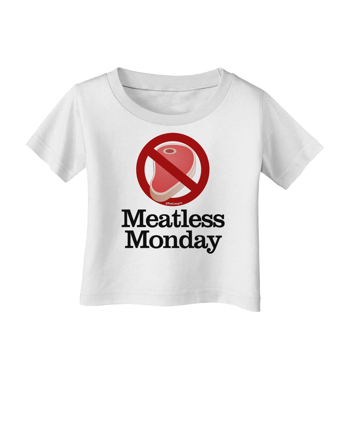 Meatless Monday Infant T-Shirt by TooLoud-Infant T-Shirt-TooLoud-White-06-Months-Davson Sales