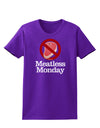 Meatless Monday Womens Dark T-Shirt by TooLoud-Womens T-Shirt-TooLoud-Purple-X-Small-Davson Sales