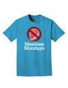 Meatless Mondays Adult Dark T-Shirt by TooLoud-Mens T-Shirt-TooLoud-Turquoise-Small-Davson Sales