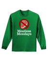 Meatless Mondays Adult Long Sleeve Dark T-Shirt by TooLoud-TooLoud-Kelly-Green-Small-Davson Sales