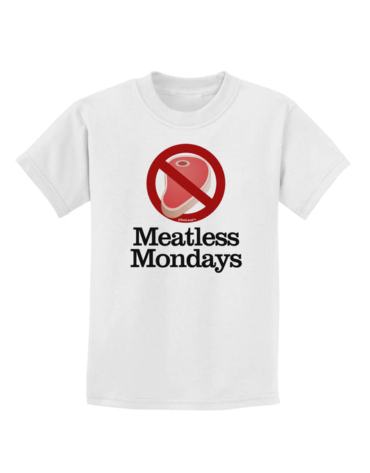 Meatless Mondays Childrens T-Shirt by TooLoud-Childrens T-Shirt-TooLoud-White-X-Small-Davson Sales