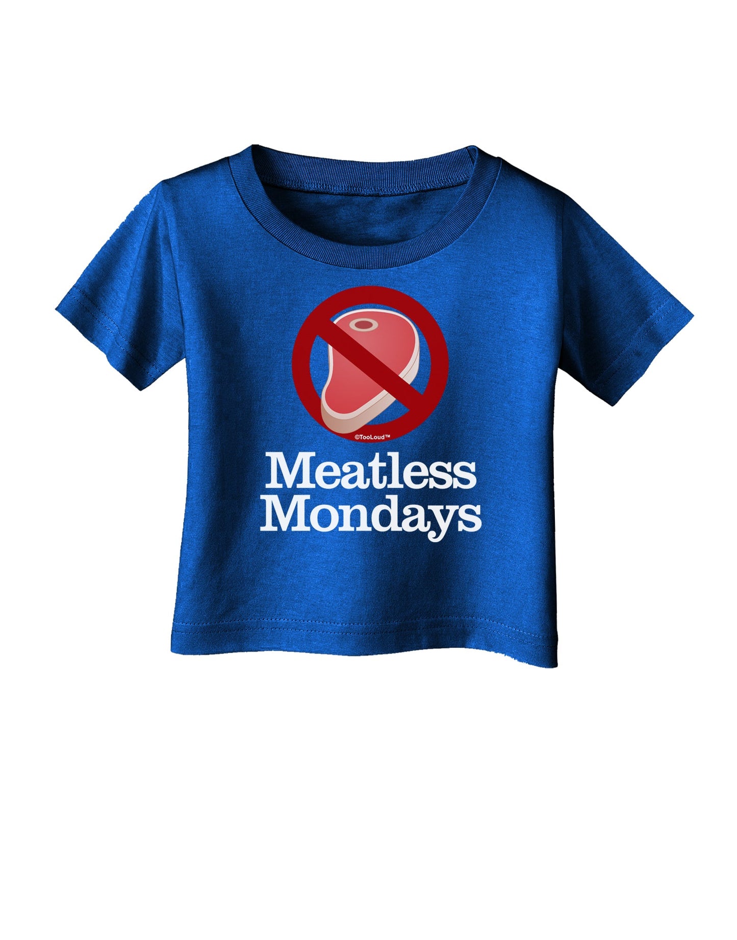 Meatless Mondays Infant T-Shirt Dark by TooLoud-Infant T-Shirt-TooLoud-Royal-Blue-06-Months-Davson Sales