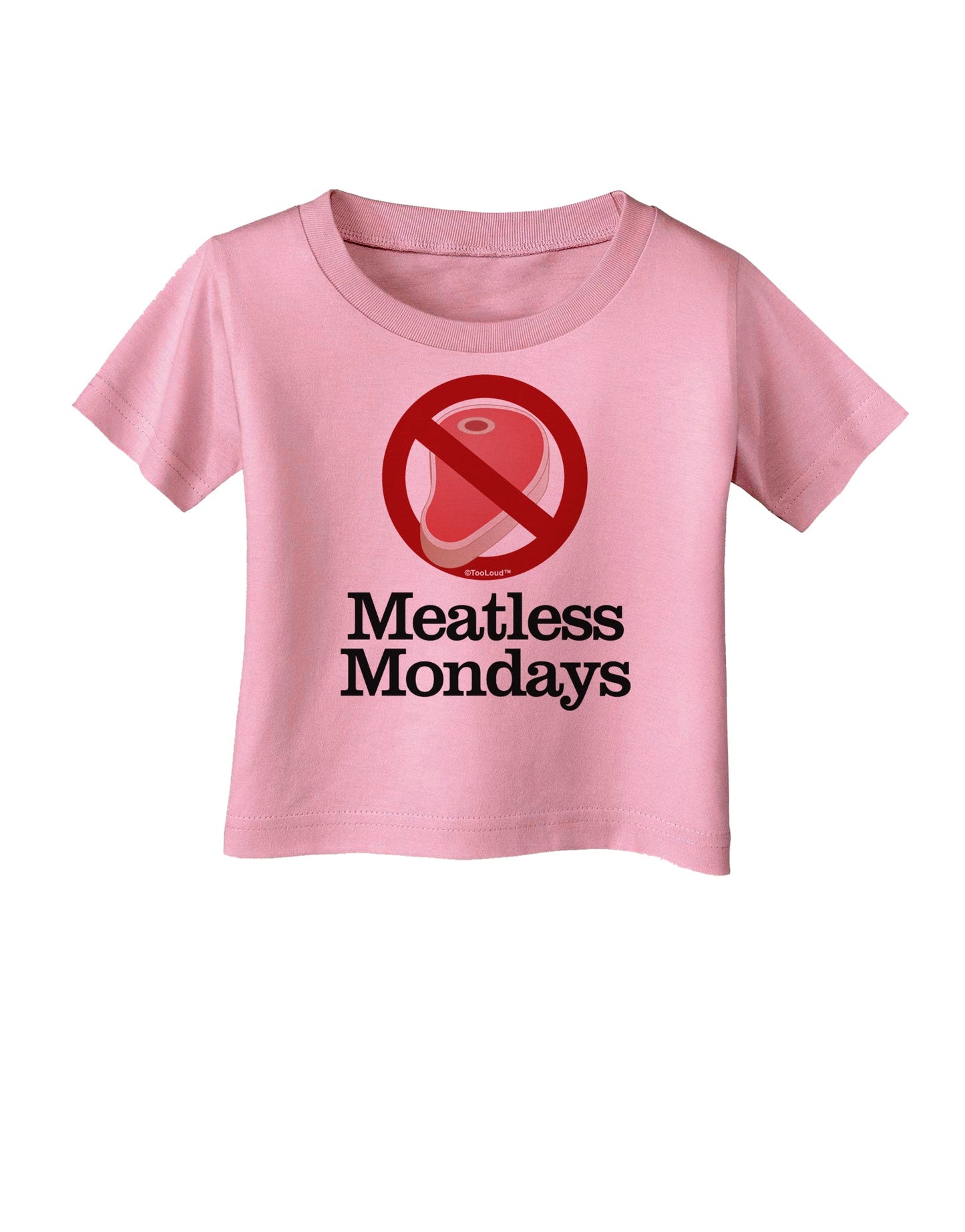 Meatless Mondays Infant T-Shirt by TooLoud-Infant T-Shirt-TooLoud-Candy-Pink-06-Months-Davson Sales