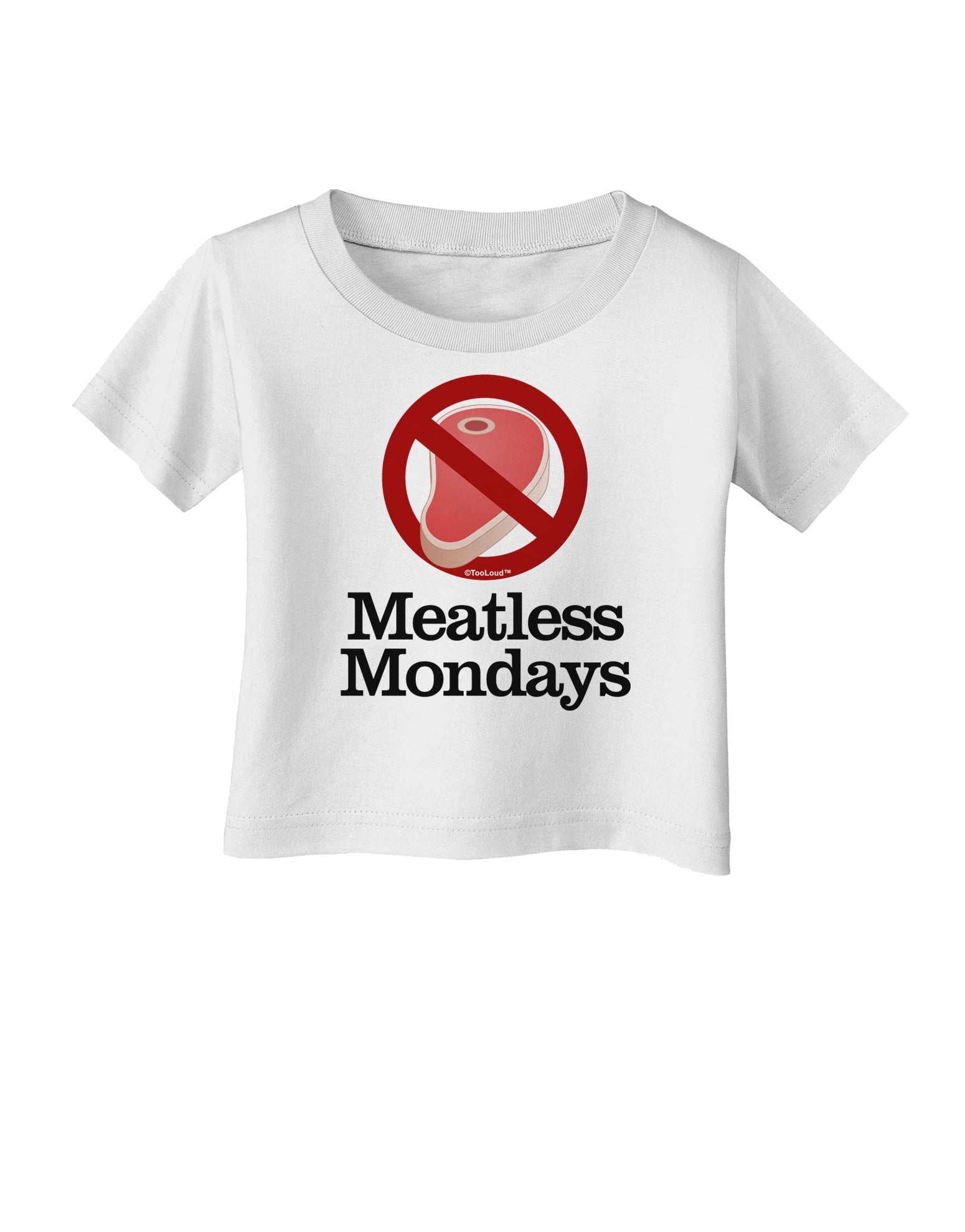 Meatless Mondays Infant T-Shirt by TooLoud-Infant T-Shirt-TooLoud-White-06-Months-Davson Sales