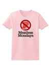 Meatless Mondays Womens T-Shirt by TooLoud-Womens T-Shirt-TooLoud-PalePink-X-Small-Davson Sales