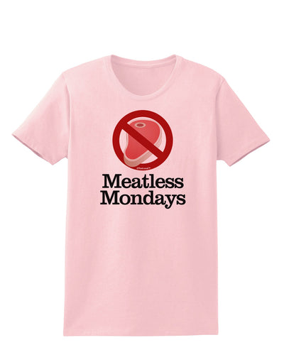 Meatless Mondays Womens T-Shirt by TooLoud-Womens T-Shirt-TooLoud-PalePink-X-Small-Davson Sales