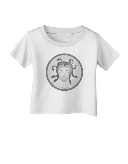 Medusa Head Coin - Greek Mythology Infant T-Shirt by TooLoud-Infant T-Shirt-TooLoud-White-06-Months-Davson Sales