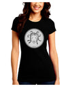 Medusa Head Coin - Greek Mythology Juniors Crew Dark T-Shirt by TooLoud-T-Shirts Juniors Tops-TooLoud-Black-Juniors Fitted Small-Davson Sales