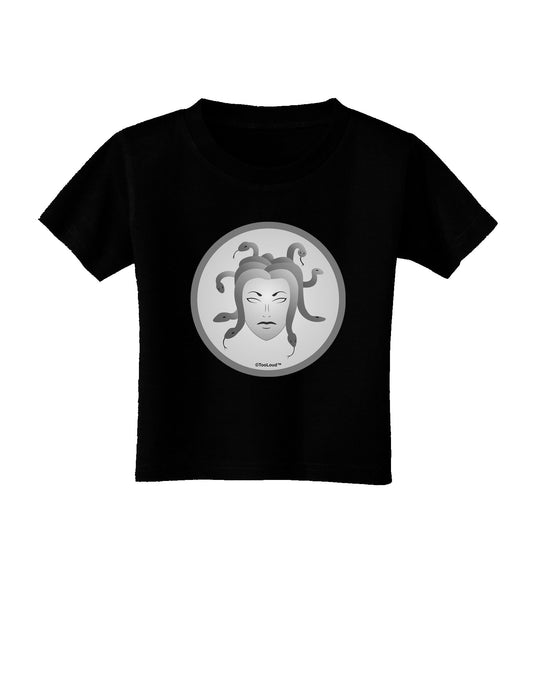 Medusa Head Coin - Greek Mythology Toddler T-Shirt Dark by TooLoud-Toddler T-Shirt-TooLoud-Black-2T-Davson Sales