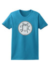 Medusa Head Coin - Greek Mythology Womens Dark T-Shirt by TooLoud-Womens T-Shirt-TooLoud-Turquoise-X-Small-Davson Sales