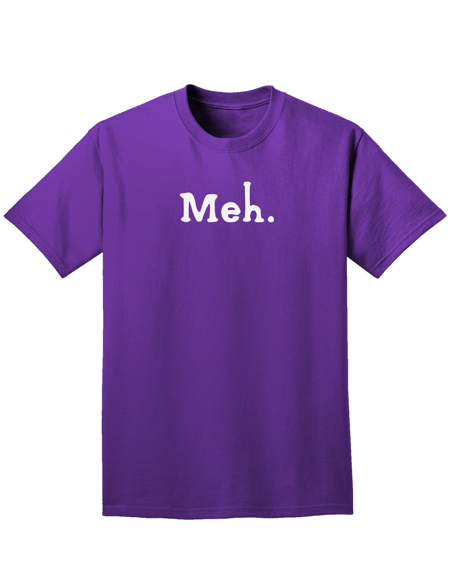 Meh Adult Dark T-Shirt-Mens T-Shirt-TooLoud-Black-Small-Davson Sales