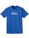 Meh Adult Dark T-Shirt-Mens T-Shirt-TooLoud-Royal-Blue-Small-Davson Sales