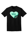 Meh Candy Heart Green - Valentines Day Adult Dark T-Shirt by TooLoud-Mens T-Shirt-TooLoud-Black-Small-Davson Sales