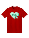 Meh Candy Heart Green - Valentines Day Adult Dark T-Shirt by TooLoud-Mens T-Shirt-TooLoud-Red-Small-Davson Sales