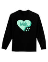 Meh Candy Heart Green - Valentines Day Adult Long Sleeve Dark T-Shirt by TooLoud-TooLoud-Black-Small-Davson Sales