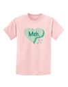 Meh Candy Heart Green - Valentines Day Childrens T-Shirt by TooLoud-Childrens T-Shirt-TooLoud-PalePink-X-Small-Davson Sales
