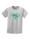 Meh Candy Heart Green - Valentines Day Childrens T-Shirt by TooLoud-Childrens T-Shirt-TooLoud-AshGray-X-Small-Davson Sales
