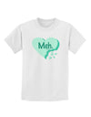 Meh Candy Heart Green - Valentines Day Childrens T-Shirt by TooLoud-Childrens T-Shirt-TooLoud-White-X-Small-Davson Sales