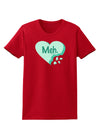 Meh Candy Heart Green - Valentines Day Womens Dark T-Shirt by TooLoud-Womens T-Shirt-TooLoud-Red-X-Small-Davson Sales