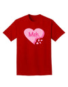 Meh Candy Heart - Valentines Day Adult Dark T-Shirt by TooLoud-Mens T-Shirt-TooLoud-Red-Small-Davson Sales