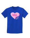 Meh Candy Heart - Valentines Day Childrens Dark T-Shirt by TooLoud-Childrens T-Shirt-TooLoud-Royal-Blue-X-Small-Davson Sales