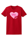 Meh Candy Heart - Valentines Day Womens Dark T-Shirt by TooLoud-Womens T-Shirt-TooLoud-Red-X-Small-Davson Sales