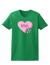 Meh Candy Heart - Valentines Day Womens Dark T-Shirt by TooLoud-Womens T-Shirt-TooLoud-Kelly-Green-X-Small-Davson Sales