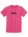 Meh Childrens T-Shirt-Childrens T-Shirt-TooLoud-Sangria-X-Small-Davson Sales