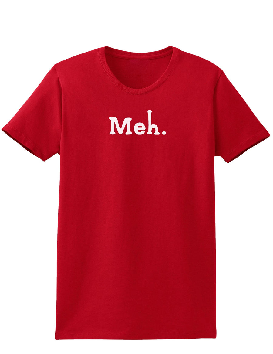 Meh Womens Dark T-Shirt-TooLoud-Black-X-Small-Davson Sales