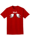 Meh with Hands Adult Dark T-Shirt-Mens T-Shirt-TooLoud-Red-Small-Davson Sales