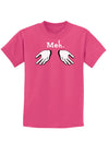 Meh with Hands Childrens Dark T-Shirt-Childrens T-Shirt-TooLoud-Sangria-X-Small-Davson Sales