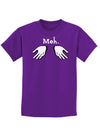 Meh with Hands Childrens Dark T-Shirt-Childrens T-Shirt-TooLoud-Purple-X-Small-Davson Sales