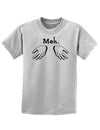 Meh with Hands Childrens T-Shirt-Childrens T-Shirt-TooLoud-AshGray-X-Small-Davson Sales